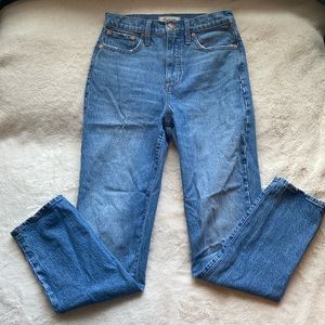 Madewell straight leg jeans